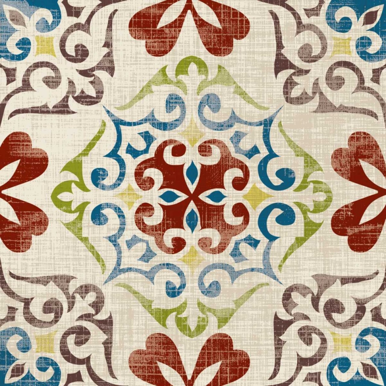 Global Tile II Poster Print by Katrina Craven - Item # VARPDX15134